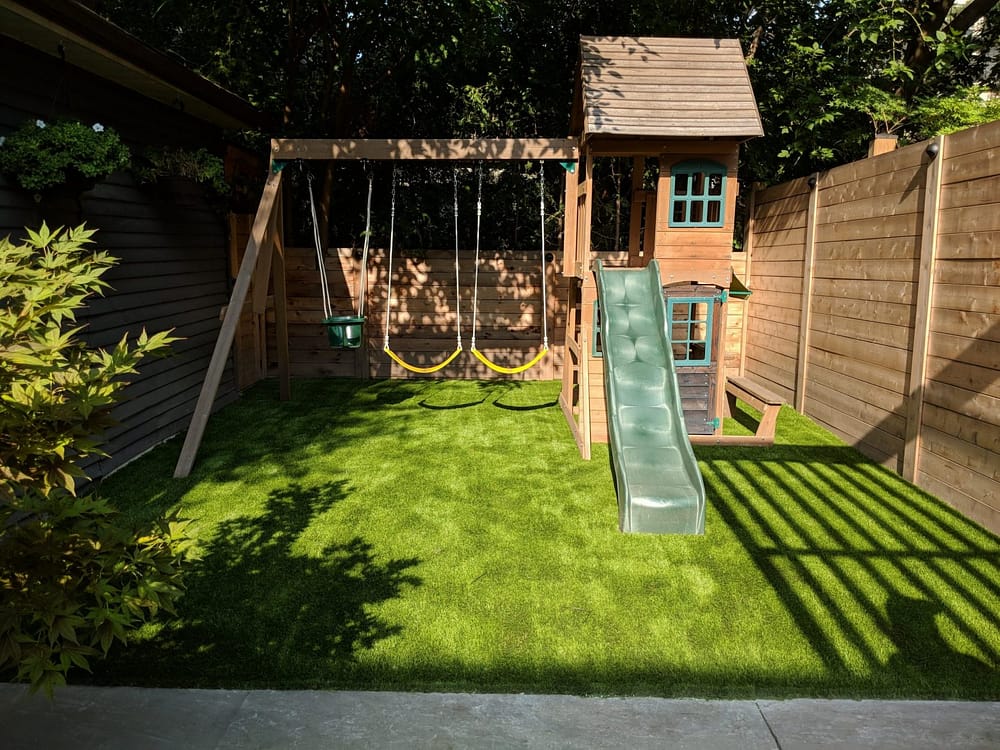 The perfect backyard for multiple children playing