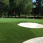 lush putting green and golf turf in Vauhan Ontario