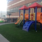 Very Fun playground with foam pads for extra cushioning