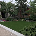 Great Front yard never mow the grass again