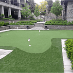 New luxurious five-hole golf green