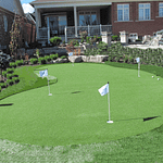 An attractive green that putts to a 10.6 on the stimpeter