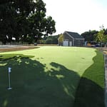 Large 3,000 ft2 commercial golf green