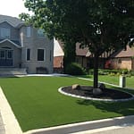 Front yards look great with artificial grass