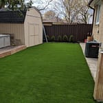 Keep it neat & clean with fake grass and no maintenance