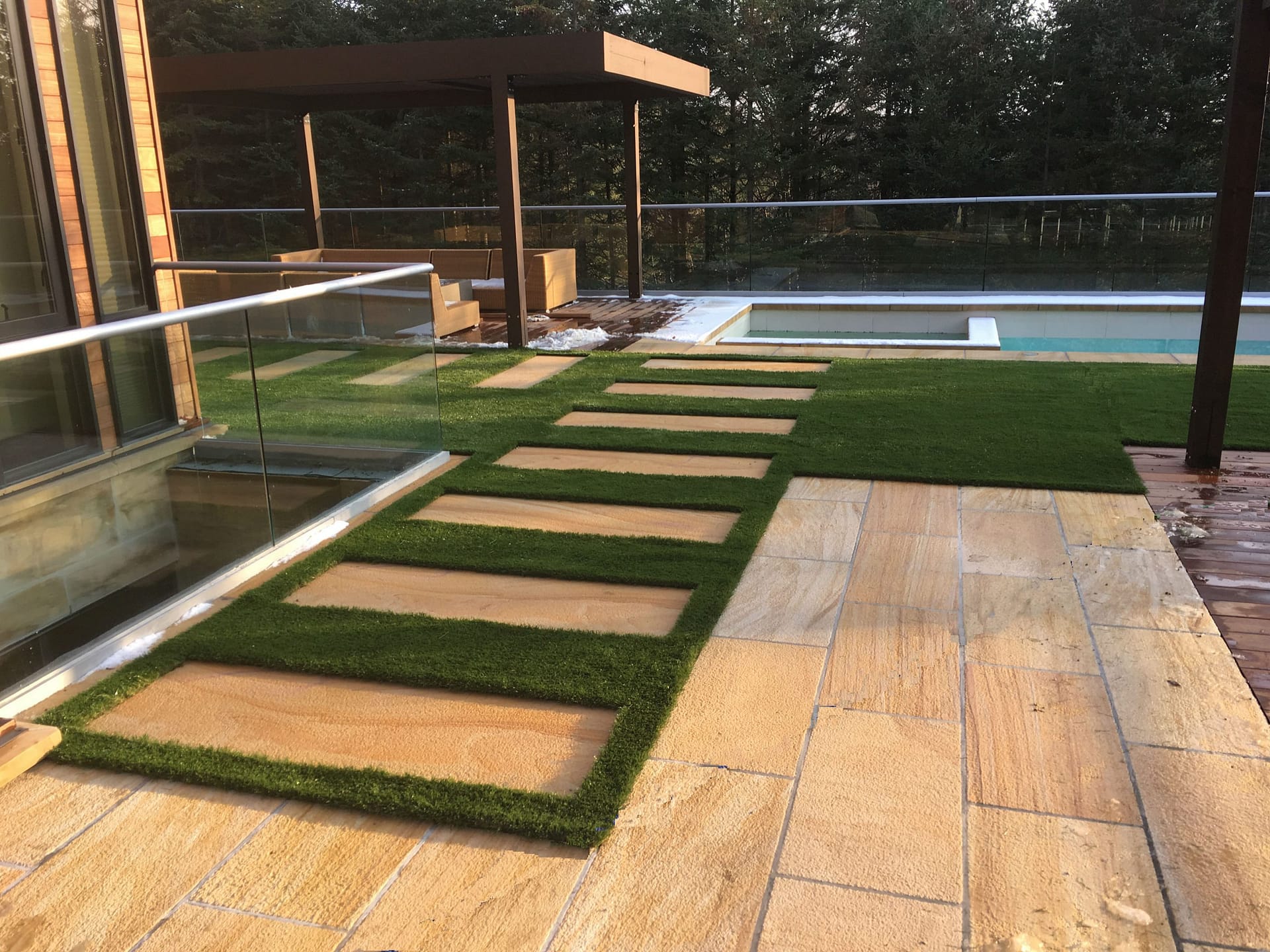 Firepits, Garden Walls, Plantings, Patios