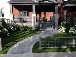 Luxurious entrance to West end Toronto home