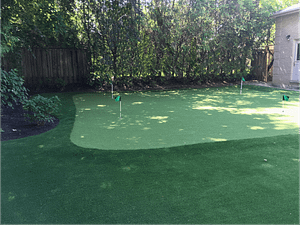 Nicely sloped for those left and right breaking putts!