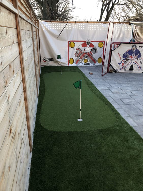 Sport Lovers backyard