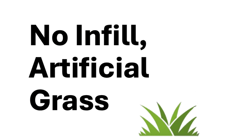 No Infill Artificial Grass Logo