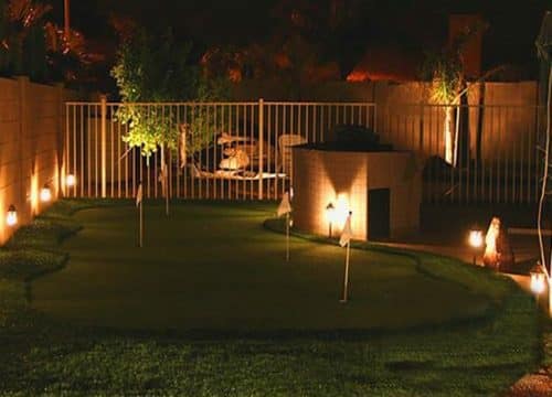 Fences, accent lighting 
